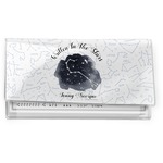 Zodiac Constellations Vinyl Checkbook Cover (Personalized)