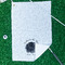 Zodiac Constellations Waffle Weave Golf Towel - In Context