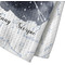 Zodiac Constellations Waffle Weave Towel - Closeup of Material Image