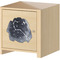 Zodiac Constellations Wall Graphic on Wooden Cabinet