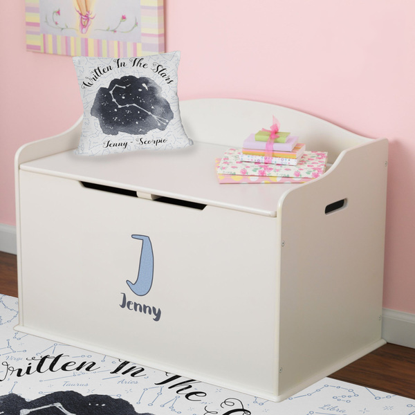 Zodiac Constellations Wall Name & Initial Small on Toy Chest