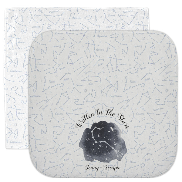 Custom Zodiac Constellations Facecloth / Wash Cloth (Personalized)