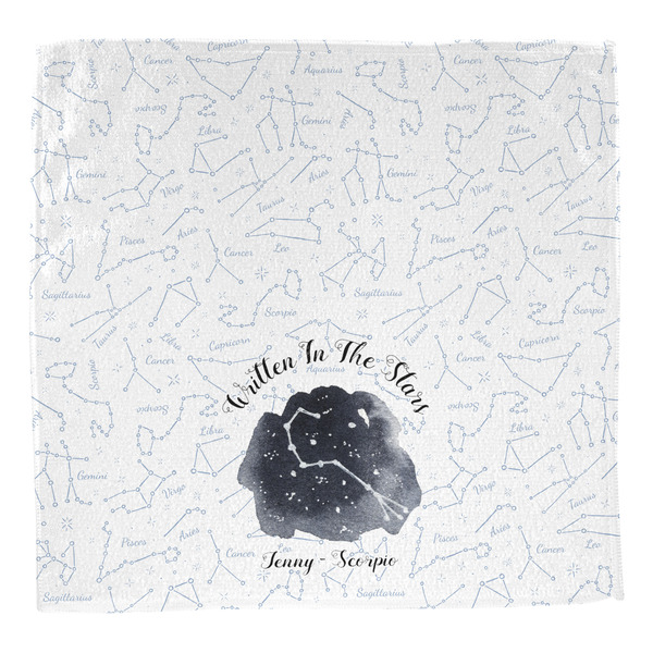 Zodiac Constellations Washcloth - Front - No Soap