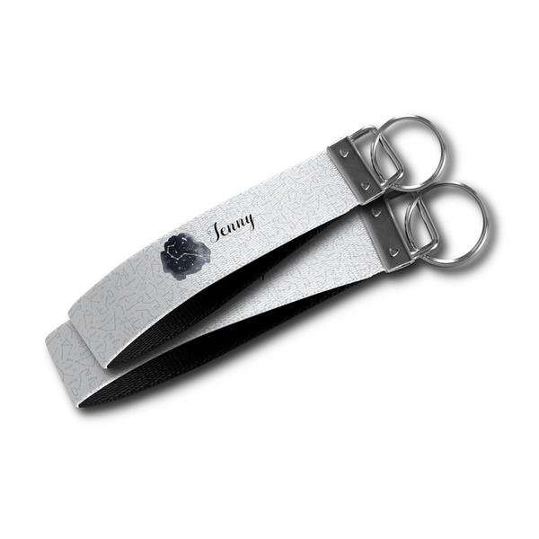 Zodiac Constellations Webbing Keychain FOBs - Size Comparison