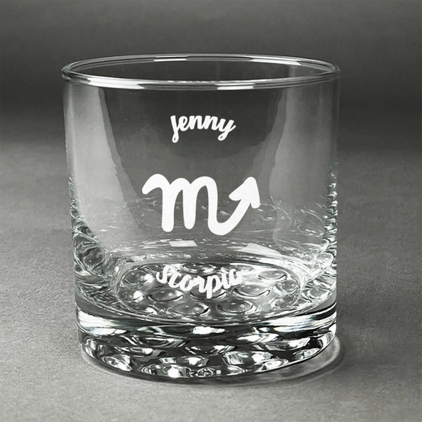 Custom Zodiac Constellations Whiskey Glass - Engraved (Personalized)