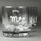 Zodiac Constellations Whiskey Glasses Set of 4 - Engraved Front