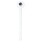 Zodiac Constellations White Plastic 7" Stir Stick - Round - Single Stick