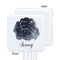 Zodiac Constellations White Plastic Stir Stick - Single Sided - Square - Approval