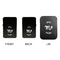 Zodiac Constellations Windproof Lighters - Black, Double Sided, w Lid - APPROVAL