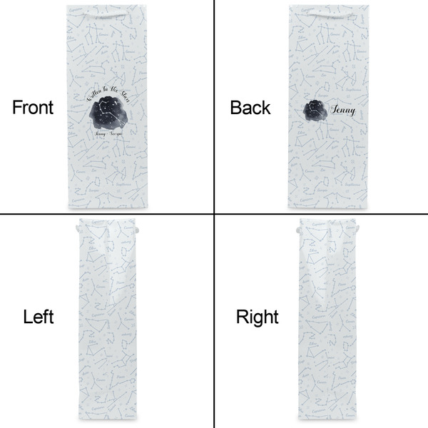 Zodiac Constellations Wine Gift Bag - Gloss - Approval