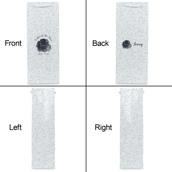 Zodiac Constellations Wine Gift Bag - Matte - Approval