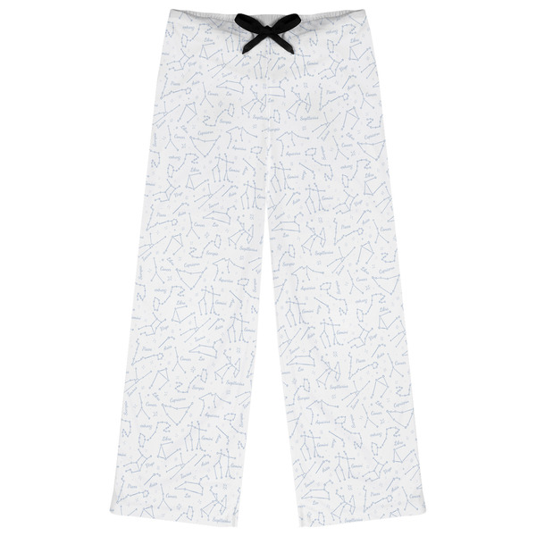 Custom Zodiac Constellations Womens Pajama Pants - XS