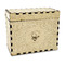 Zodiac Constellations Wood Recipe Box - Front/Main