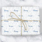 Zodiac Constellations Wrapping Paper (Personalized)