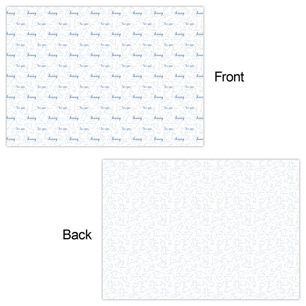 Zodiac Constellations Wrapping Paper Sheet - Double Sided - Front & Back