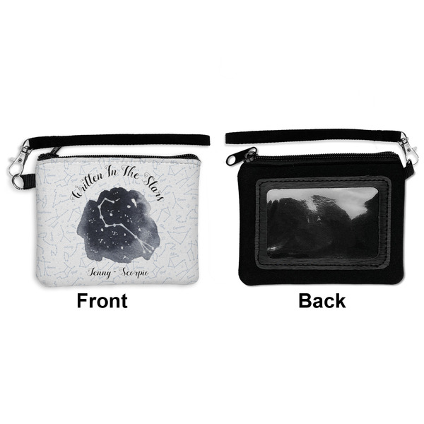 Zodiac Constellations Wristlet ID Cases - Front & Back