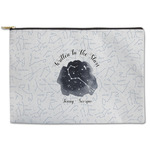 Zodiac Constellations Zipper Pouch - Large - 12.5"x8.5" (Personalized)
