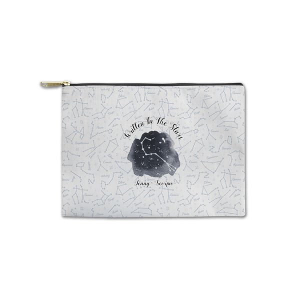 Custom Zodiac Constellations Zipper Pouch - Small - 8.5"x6" (Personalized)