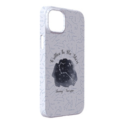 Zodiac Constellations iPhone Case - Plastic - iPhone 14 Plus (Personalized)