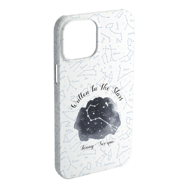 Custom Zodiac Constellations iPhone Case - Plastic - iPhone 15 Pro Max (Personalized)
