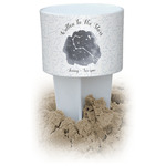 Zodiac Constellations White Beach Spiker Drink Holder (Personalized)