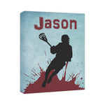 Lacrosse Canvas Print - 11x14 (Personalized)