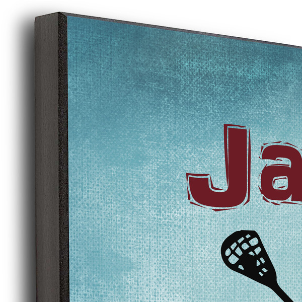 Lacrosse 11x14 Wood Print - Closeup