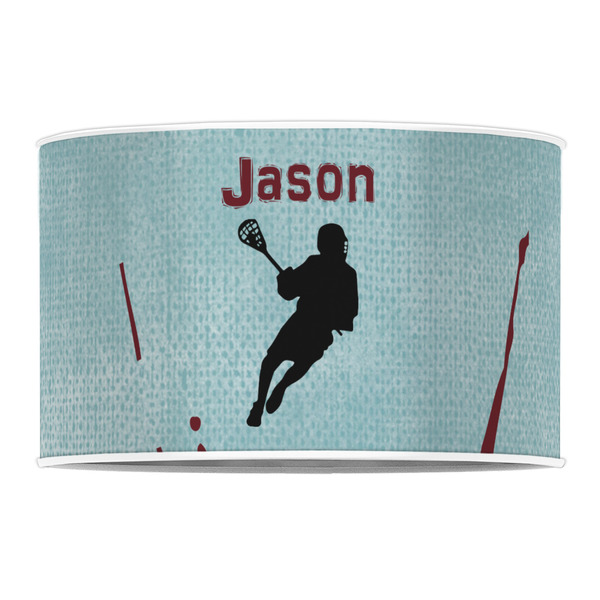 Lacrosse 12" Drum Lampshade - FRONT (Poly Film)