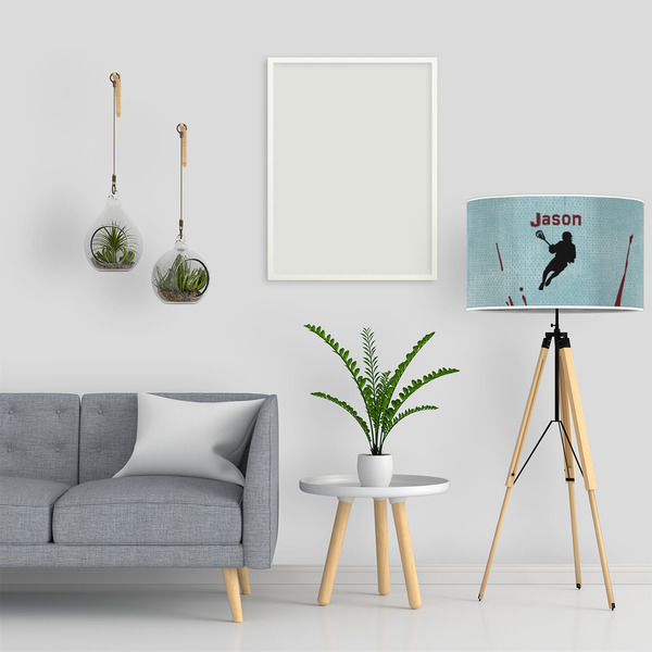 Lacrosse 12" Drum Lampshade - LIFESTYLE