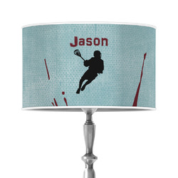 Lacrosse 12" Drum Lamp Shade - Poly-film (Personalized)