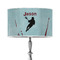 Lacrosse 12" Drum Lampshade - ON STAND (Poly Film)
