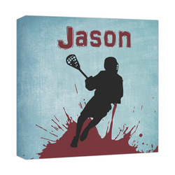Lacrosse Canvas Print - 12x12 (Personalized)