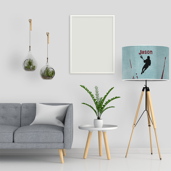 Lacrosse 16" Drum Lampshade - LIFESTYLE