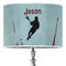 Lacrosse 16" Drum Lampshade - ON STAND (Poly Film)