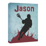 Lacrosse Canvas Print - 16x20 (Personalized)