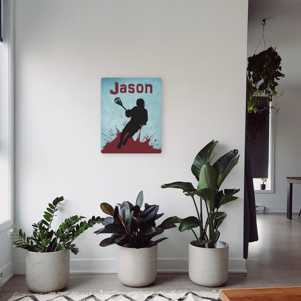 Lacrosse 16x20 - Canvas Print - In Context