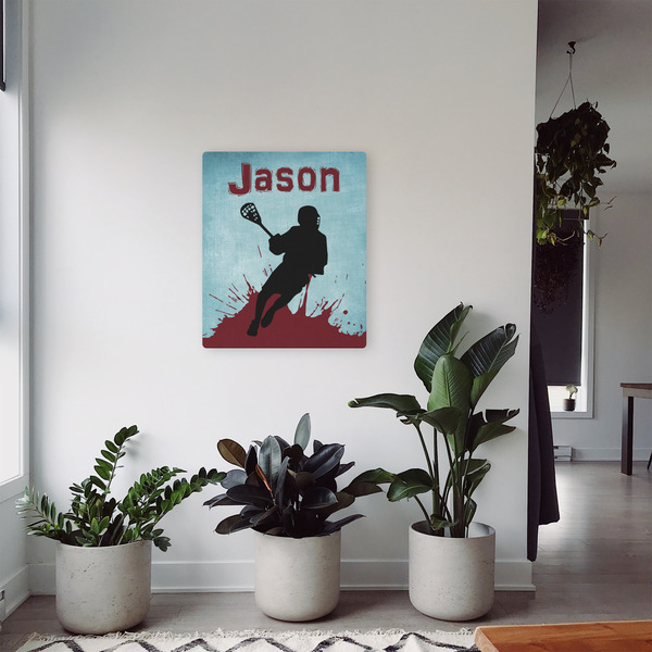 Lacrosse 20x24 - Canvas Print - In Context