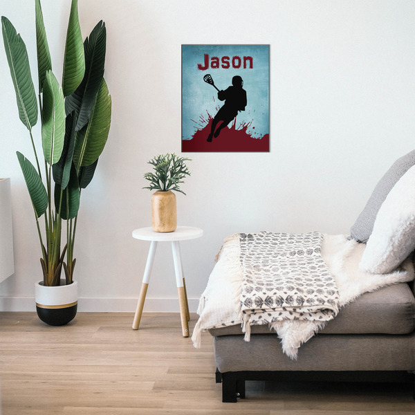 Lacrosse 20x24 Wood Print - In Context