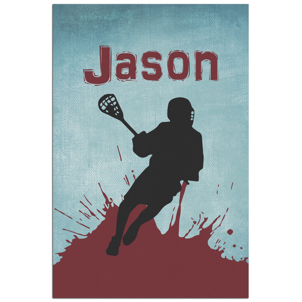 Custom Lacrosse Poster - Matte - 24x36 (Personalized)