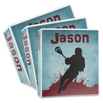 Lacrosse 3-Ring Binder (Personalized)