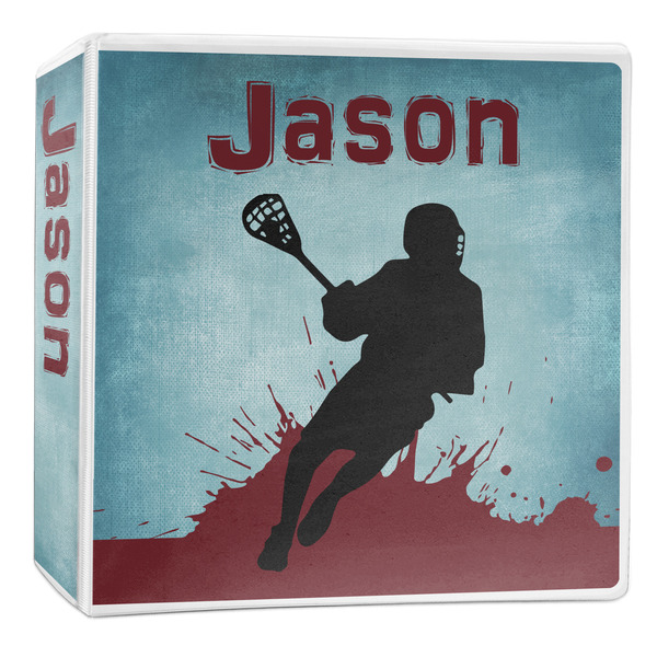 Custom Lacrosse 3-Ring Binder - 2 inch (Personalized)
