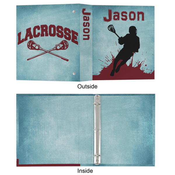 Lacrosse 3 Ring Binders - Full Wrap - 1" - APPROVAL