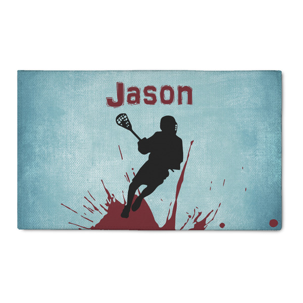 Custom Lacrosse 3' x 5' Indoor Area Rug (Personalized)