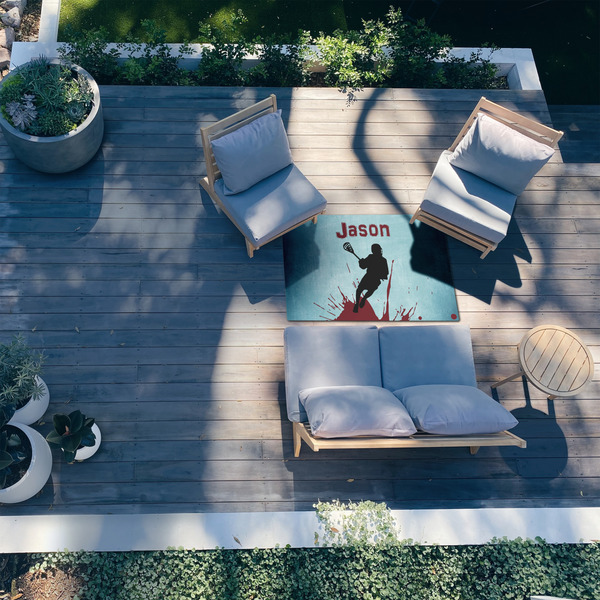 Lacrosse 3'x5' Patio Rug - In Context