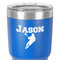 Lacrosse 30 oz Stainless Steel Ringneck Tumbler - Blue - Close Up