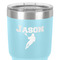Lacrosse 30 oz Stainless Steel Ringneck Tumbler - Teal - Close Up
