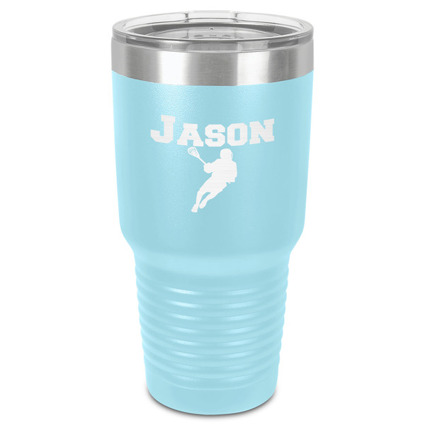 Lacrosse 30 oz Stainless Steel Ringneck Tumbler - Teal - Front