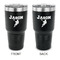 Lacrosse 30 oz Stainless Steel Ringneck Tumblers - Black - Double Sided - APPROVAL