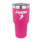 Lacrosse 30 oz Stainless Steel Ringneck Tumblers - Pink - FRONT
