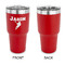 Lacrosse 30 oz Stainless Steel Ringneck Tumblers - Red - Single Sided - APPROVAL